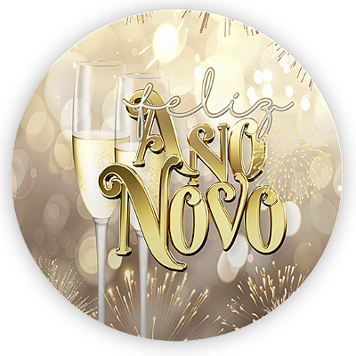 Mini Painel - Ano Novo - Sublimado 3D