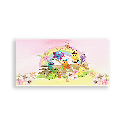 Painel Retangular - Bichikids - Sublimado 3D