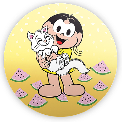 Mini Painel - Magali Turma da Monica - Sublimado 3D