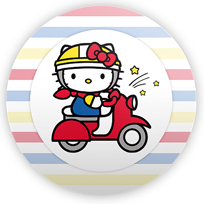 Mini Painel - Hello Kitty - Sublimado 3D