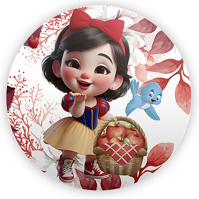 Mini Painel - Branca De Neve - Sublimado 3D