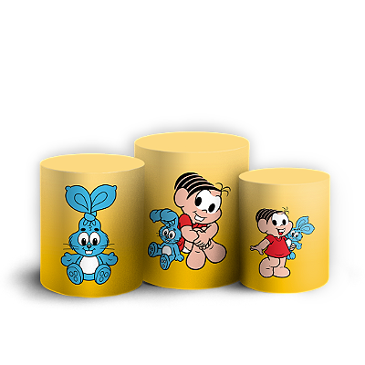 Trio Cilindro - Monica   Turma da Monica - Sublimado 3D