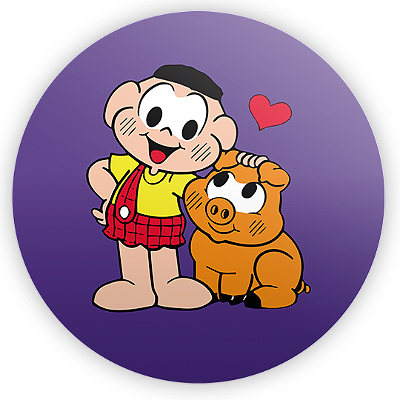 Mini Painel - Cascão Turma da Monica - Sublimado 3D