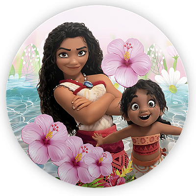 Mini Painel - Moana - Sublimado 3D