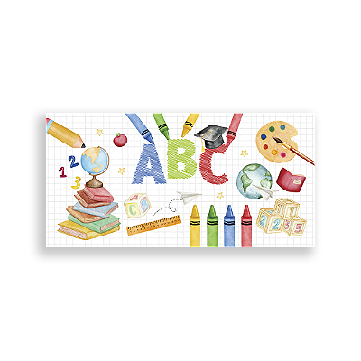 Painel Retangular - Formatura ABC - Sublimado 3D