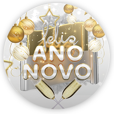 Mini Painel - Ano Novo - Sublimado 3D