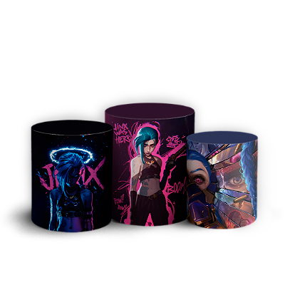 Trio Cilindro - Arcane - Sublimado 3D