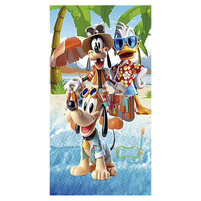 Faixa Lateral - Mickey Pool Party - Sublimado 3D