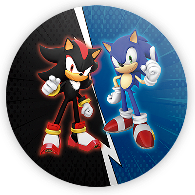 Mini Painel - Sonic Shadow - Sublimado 3D
