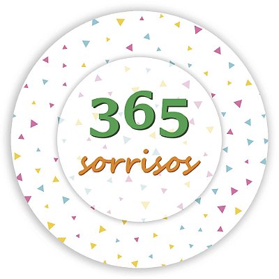 Mini Painel - 365 Sorrisos - Sublimado 3D
