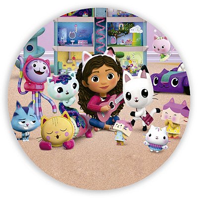 Mini Painel - A Casa Magica da Gabby - Sublimado 3D