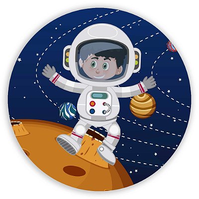 Mini Painel - Astronauta - Sublimado 3D