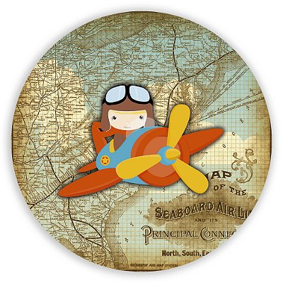 Mini Painel - Aviador - Sublimado 3D