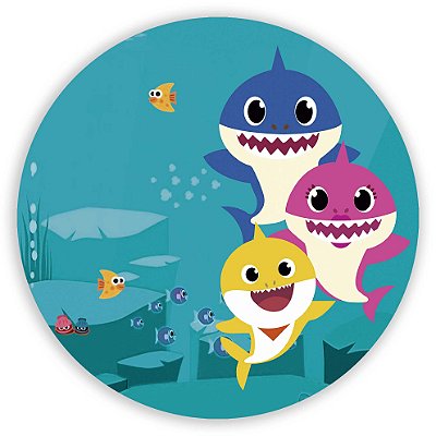 Mini Painel - Baby Shark - Sublimado 3D