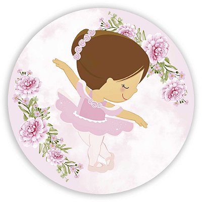 Mini Painel - Bailarina Cute - Sublimado 3D