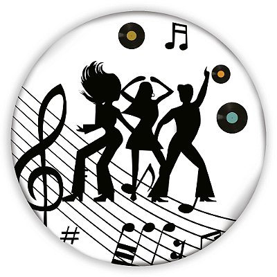 Mini Painel - Balada Discoteca - Sublimado 3D