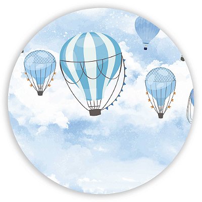 Mini Painel - Balao Azul - Sublimado 3D