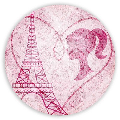 Mini Painel - Barbie Silhueta - Sublimado 3D