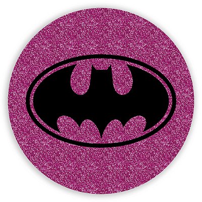 Mini Painel - Batman Glitter - Sublimado 3D