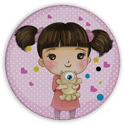 Mini Painel - Boo Monstros SA - Sublimado 3D