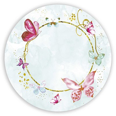 Mini Painel - Borboletas - Sublimado 3D