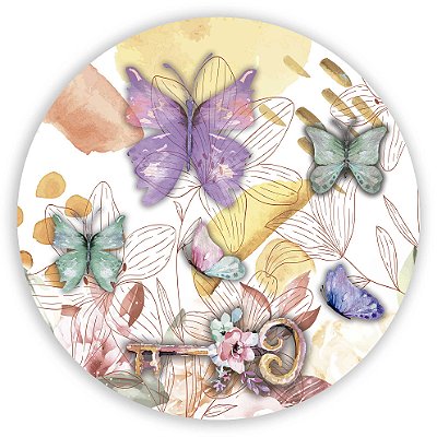 Mini Painel - Borboletas - Sublimado 3D