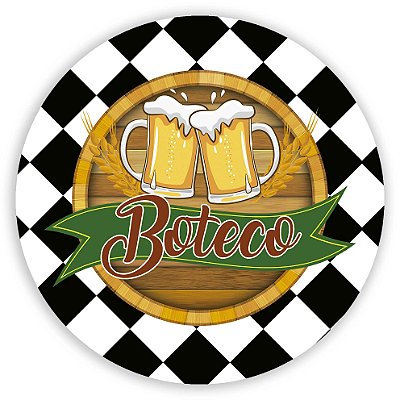 Mini Painel - Boteco - Sublimado 3D