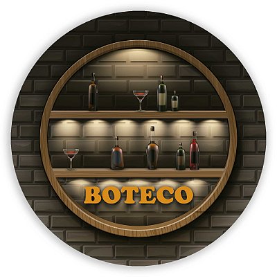Mini Painel - Boteco - Sublimado 3D