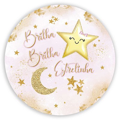 Mini Painel - Brilha Brilha Estrelinha - Sublimado 3D