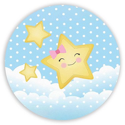 Mini Painel - Brilha brilha Estrelinha - Sublimado 3D