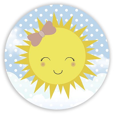 Mini Painel - Brilha Brilha Solzinho - Sublimado 3D