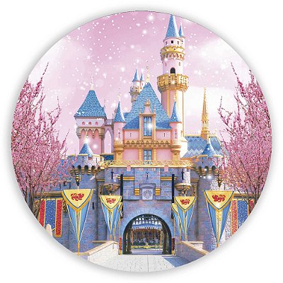 Mini Painel - Castelo Rosa - Sublimado 3D