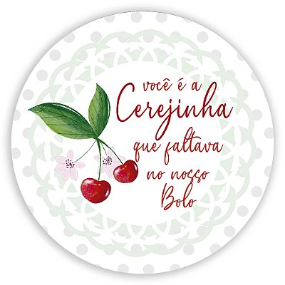 Mini Painel - Cerejinha - Sublimado 3D