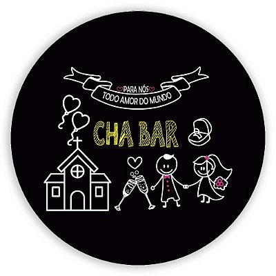 Mini Painel - Cha Bar - Sublimado 3D