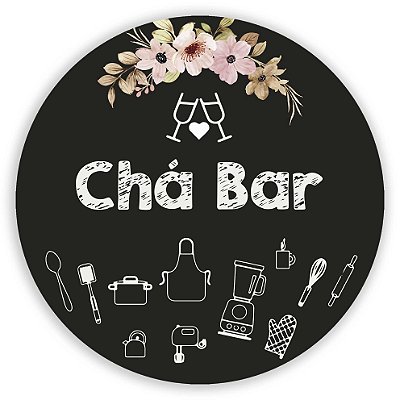 Mini Painel - Chá Bar - Sublimado 3D