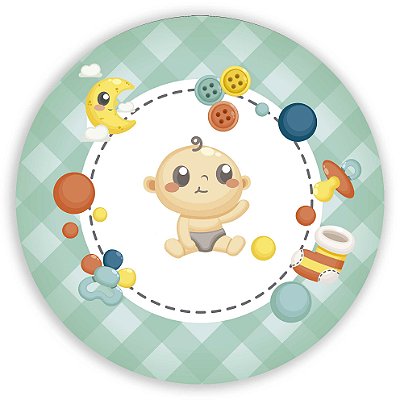 Mini Painel - Cha de Bebe - Sublimado 3D