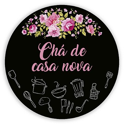 Mini Painel - Cha de Casa Nova - Sublimado 3D