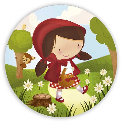 Mini Painel - Chapeuzinho Vermelho - Sublimado 3D