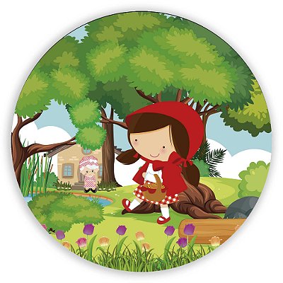 Mini Painel - Chapeuzinho Vermelho - Sublimado 3D