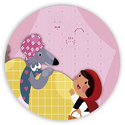 Mini Painel - Chapeuzinho Vermelho - Sublimado 3D