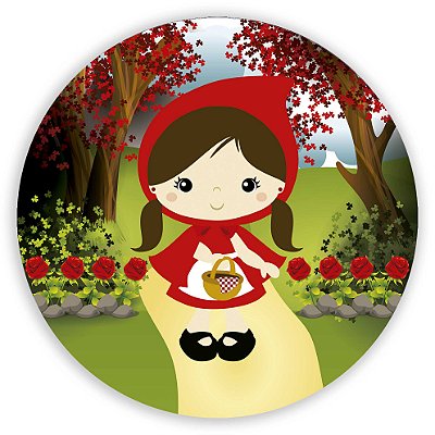 Mini Painel - Chapeuzinho Vermelho - Sublimado 3D