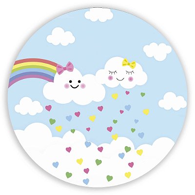 Mini Painel - Chuva de Amor - Sublimado 3D