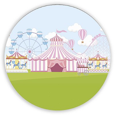 Mini Painel - Circo - Sublimado 3D