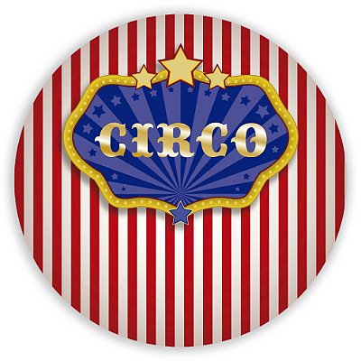 Mini Painel - Circo - Sublimado 3D