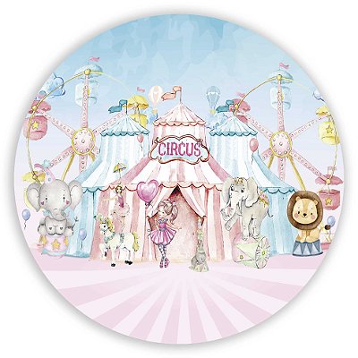 Mini Painel - Circo - Sublimado 3D