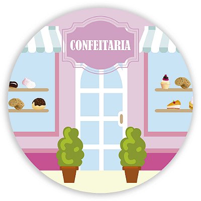 Mini Painel - Confeitaria - Sublimado 3D