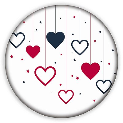 Mini Painel - Coracao - Sublimado 3D