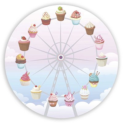 Mini Painel - Doces - Sublimado 3D