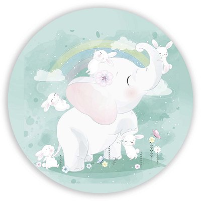 Mini Painel - Elefante - Sublimado 3D