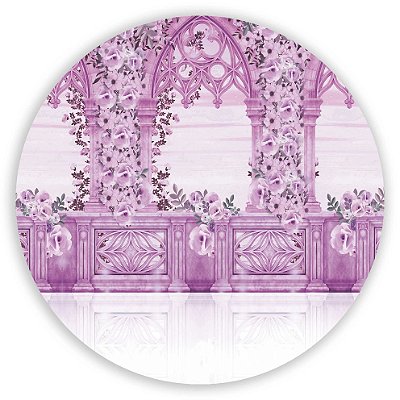 Mini Painel - Fachada Castelo Rosa - Sublimado 3D